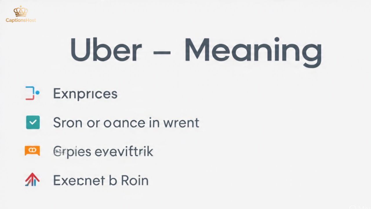 Uber- Meaning: Simple Guide with Examples