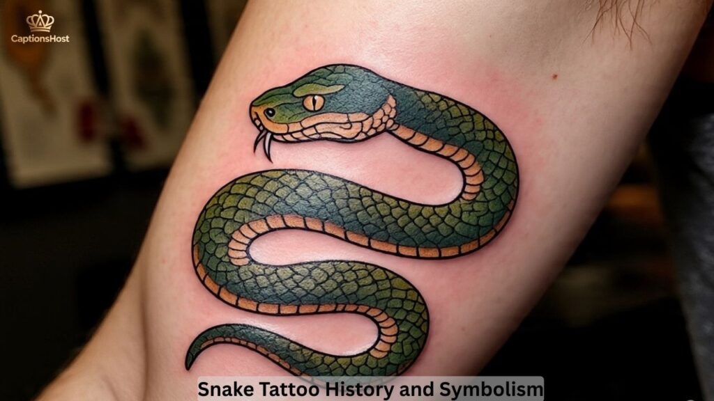 Snake Tattoo History and Symbolism