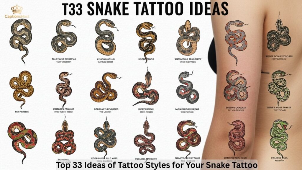 Top 33 Ideas of Tattoo Styles for Your Snake Tattoo