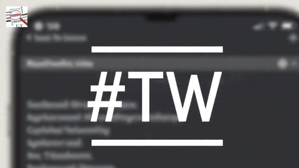 What is TW in Social Media?