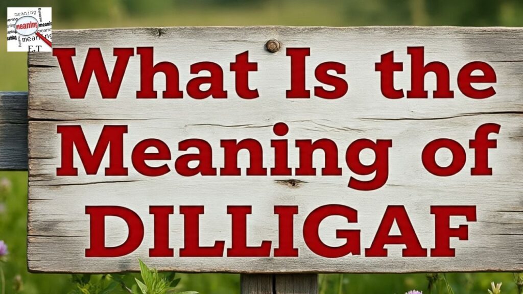 What Is the Meaning of DILLIGAF