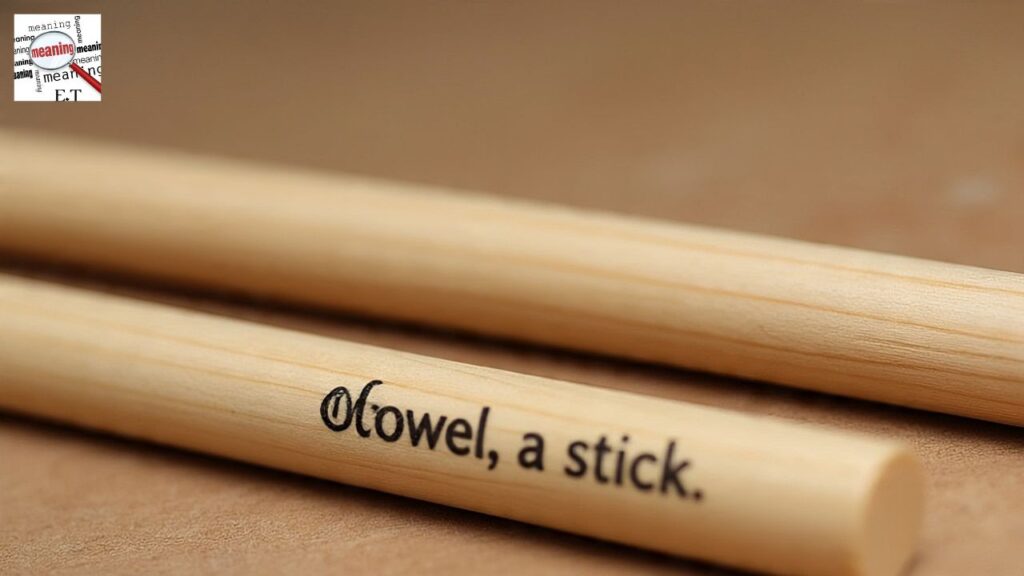 Dowel Meaning in English