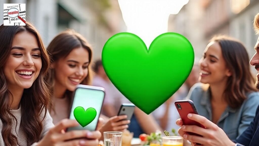 Popular Uses of the Green Heart Emoji on Social Media