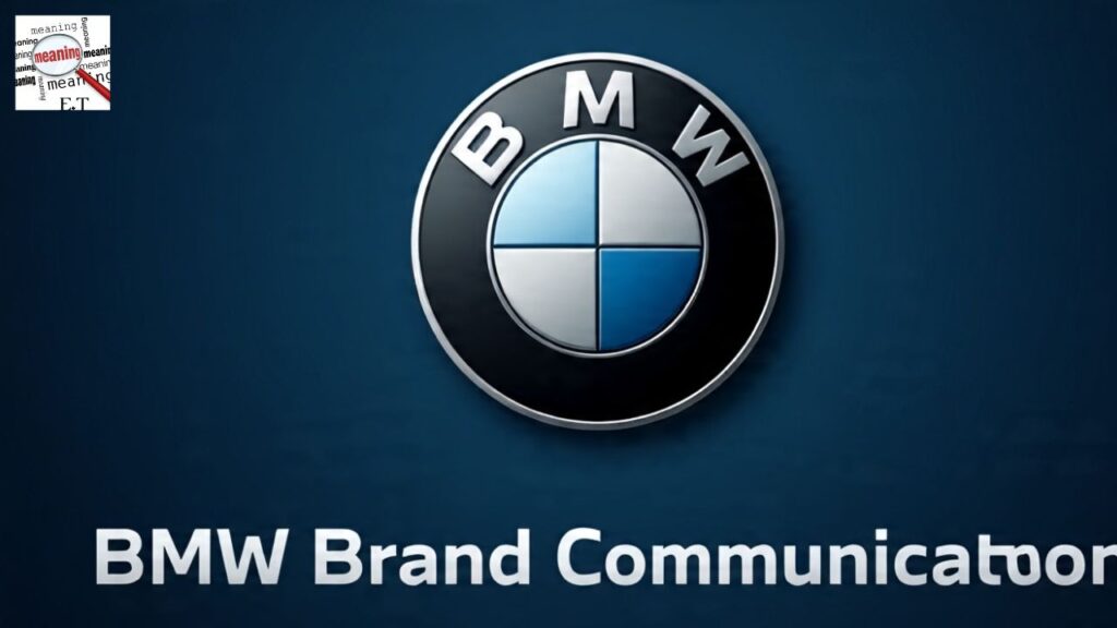 The New Logo for BMW Brand Communication