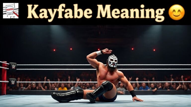 Kayfabe Meaning in English – Simple Explanation
