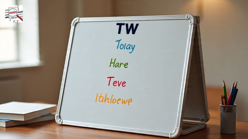 Word Lists with TW
