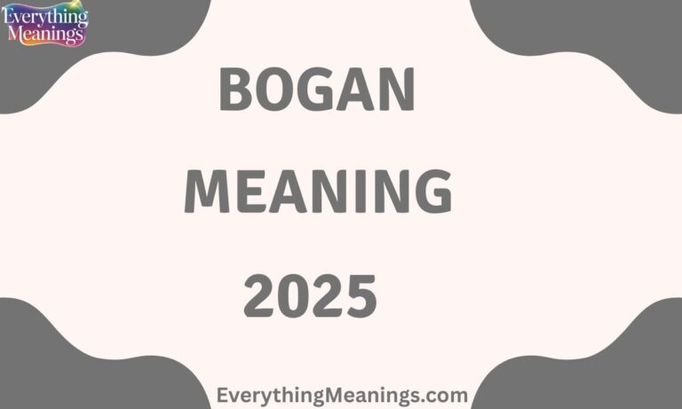 Bogan Meaning