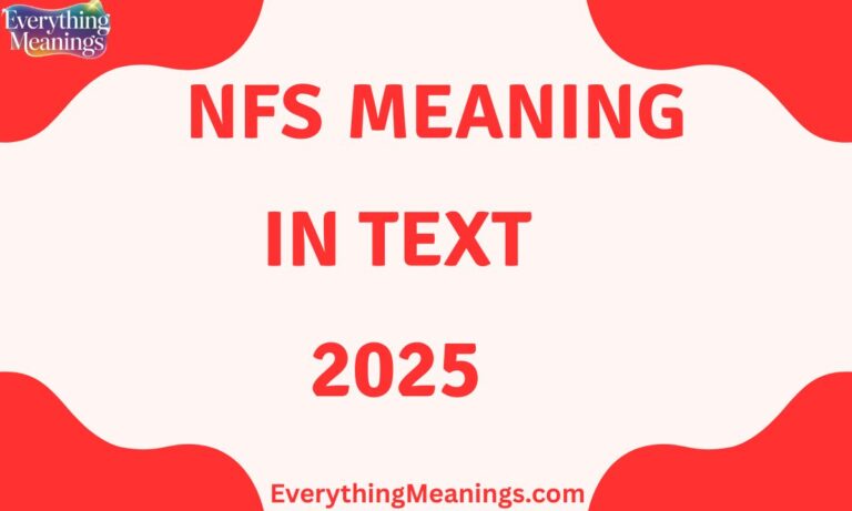 NFS Meaning in Text
