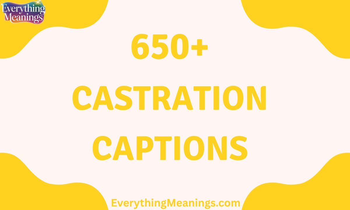 Castration Captions