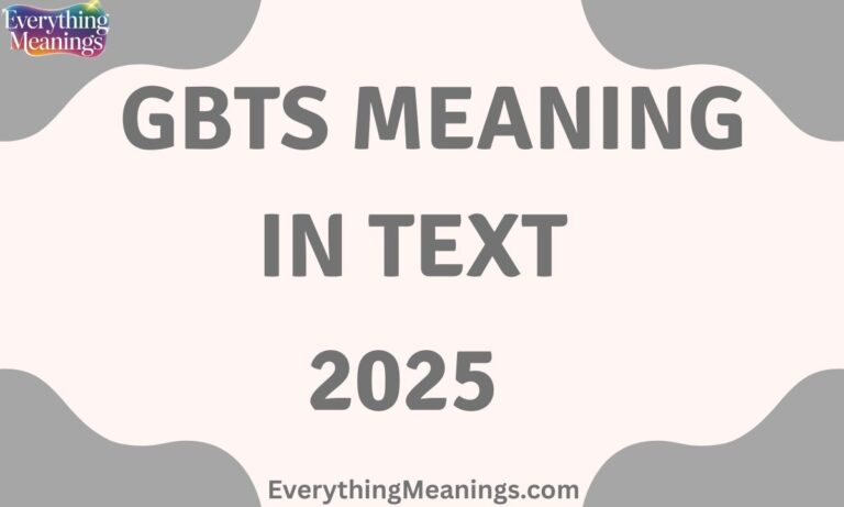 GBTS Meaning In Text