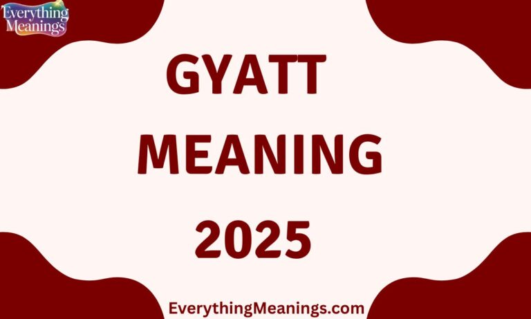 Gyatt Meaning