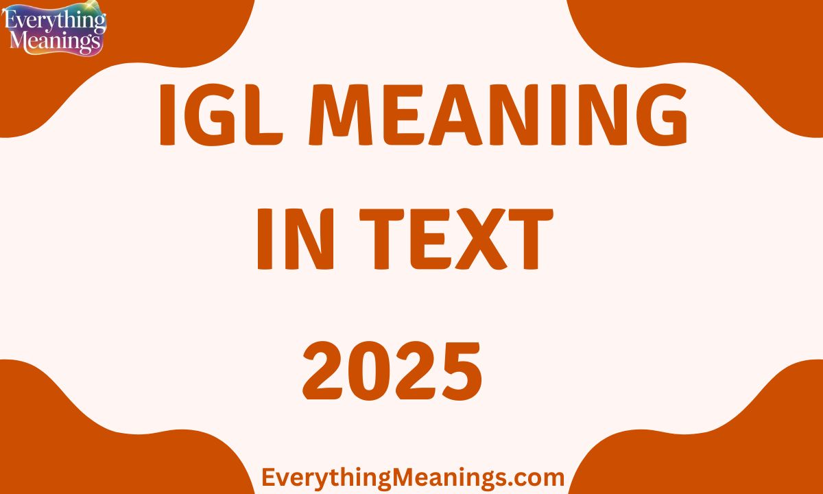 IGL Meaning in Text