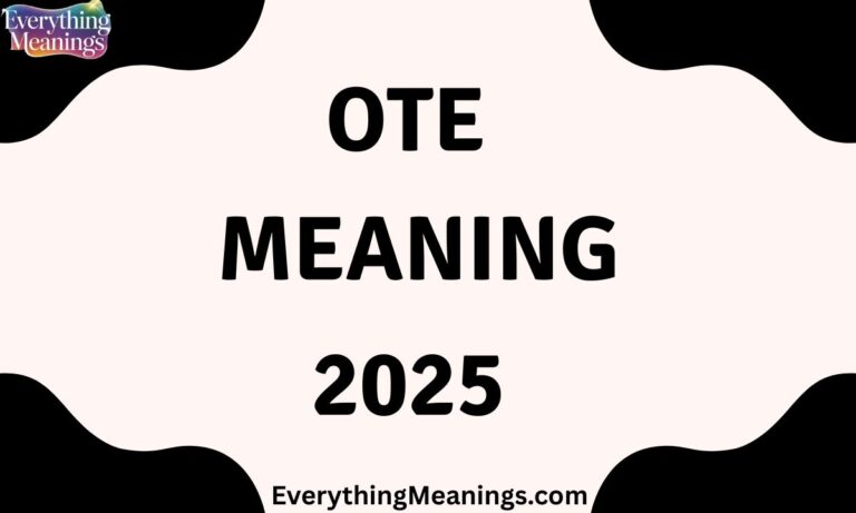 OTE Meaning