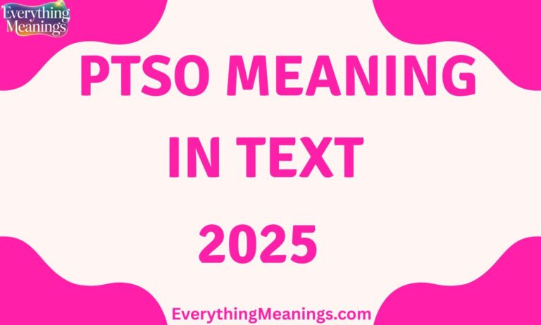 PTSO Meaning in Text