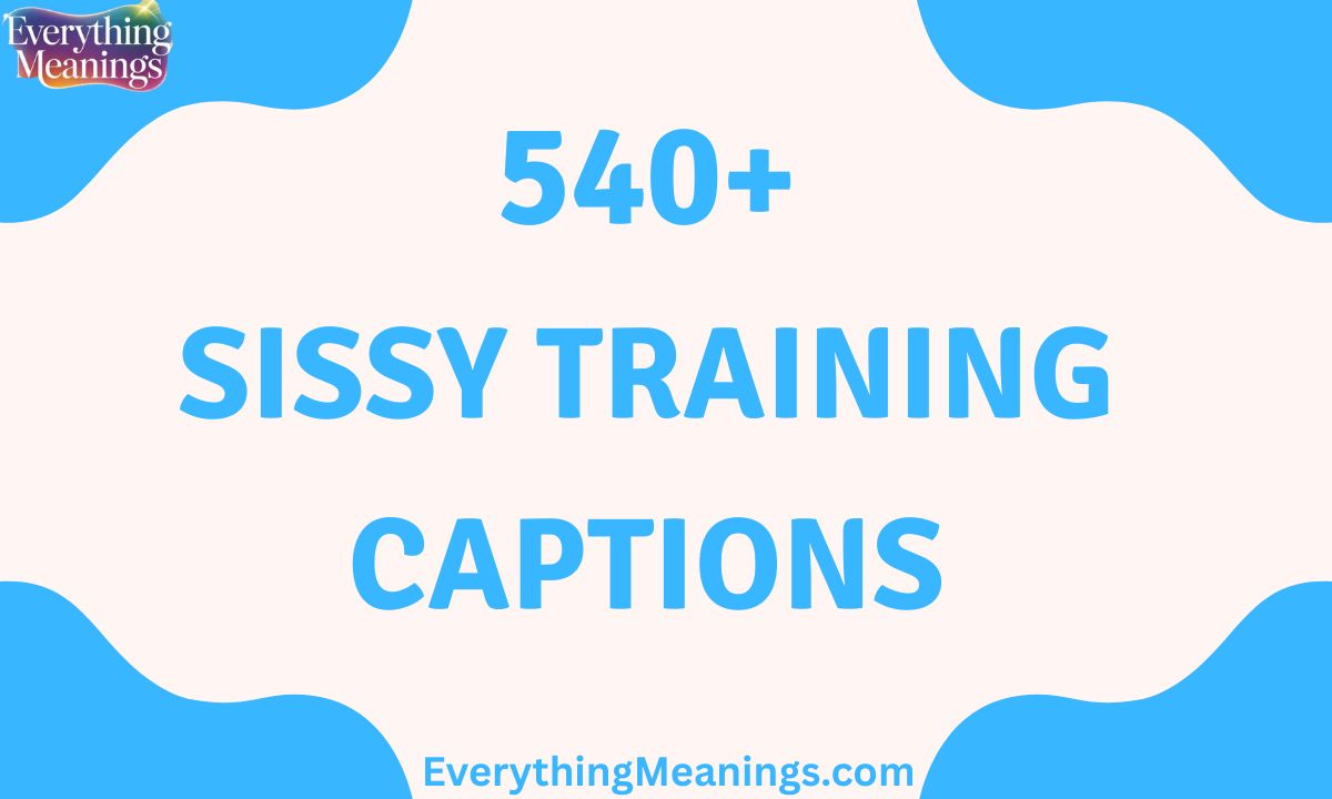 Sissy Training Captions