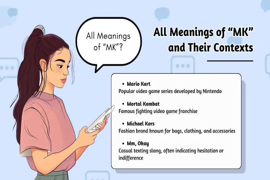 What Does MK Mean in Text